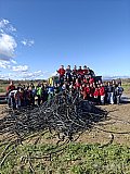 Salida del clan para la limpieza de la desembocadura del Guadalhorce