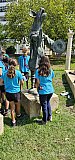 Salida de la tropa al Parque del Oeste