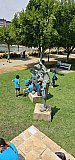 Salida de la tropa al Parque del Oeste