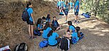 Salida de la tropa al pantano de El Chorro