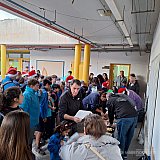 Fiesta de navidad de grupo