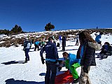 Aventura de la tropa scout en la nieve 