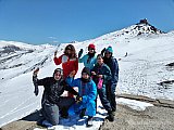 Aventura de la tropa scout en la nieve 