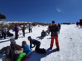 Aventura de la tropa scout en la nieve 