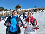 Aventura de la tropa scout en la nieve 
