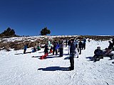 Aventura de la tropa scout en la nieve 