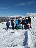 Aventura de la tropa scout en la nieve 