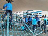 Aventura de la tropa scout en la nieve 