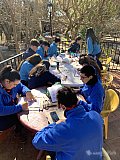 Acampada de grupo en Alfarnatejo