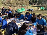 Acampada de grupo en Alfarnatejo