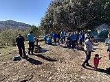 Acampada de grupo en Alfarnatejo