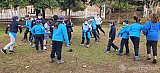 Salida de la manada al parque de la paloma