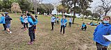 Salida de la manada al parque de la paloma