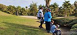 Salida de la manada al parque de la paloma