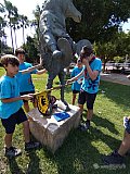Salida de la tropa al Parque del Oeste