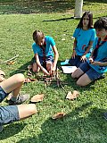 Salida de la tropa al Parque del Oeste