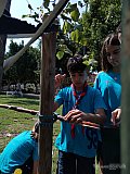 Salida de la tropa al Parque del Oeste